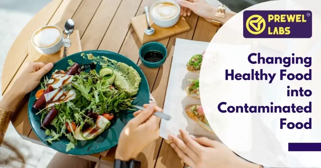 Changing Healthy Food into Contaminated Food
